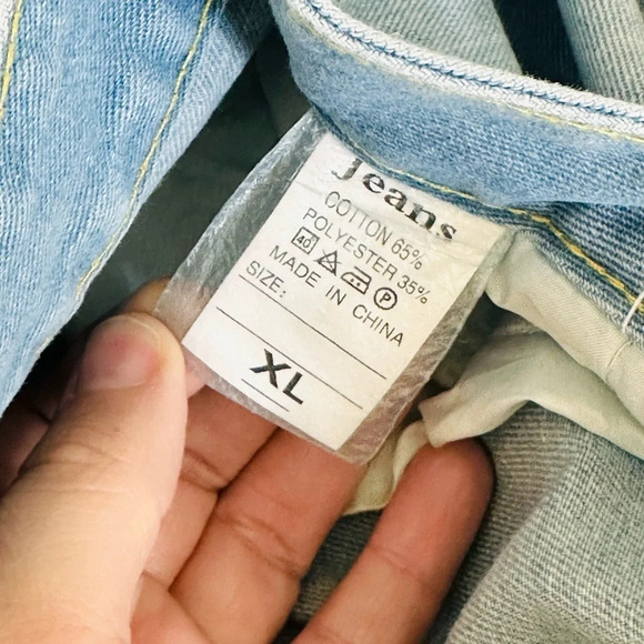 Micas Light Blue Wash Jeans - Size XL - New with Tags - Picture 9 of 15